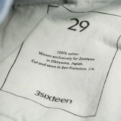 3sixteen CT-101xs Stonewashed Indigo Selvedge Classic Tapered Jeans