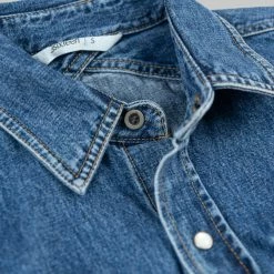3sixteen Crosscut Western Stonewashed Denim Shirt NEW ARRIVALS