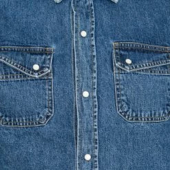 3sixteen Crosscut Western Stonewashed Denim Shirt NEW ARRIVALS