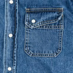 3sixteen Crosscut Western Stonewashed Denim Shirt NEW ARRIVALS