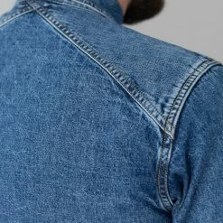 3sixteen Crosscut Western Stonewashed Denim Shirt NEW ARRIVALS