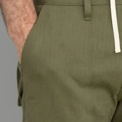 3sixteen Fatigue Shorts HBT Herringbone Twill Washed Olive NEW ARRIVALS