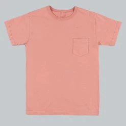 3sixteen Garment Dyed Pocket T-Shirt Faded Pink