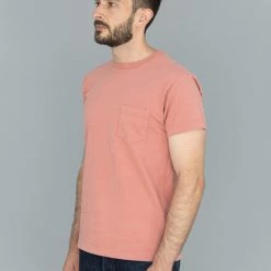 3sixteen Garment Dyed Pocket T-Shirt Faded Pink 22 3sixteen Garment Dyed Pocket T-Shirt Faded Pink