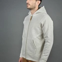 3sixteen Heavyweight Zip Hoody Oatmeal