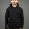 3sixteen Heavyweight Zip Hoody Black