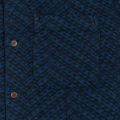 3sixteen Vacation Shirt Overdye Jacquard Black NEW ARRIVALS