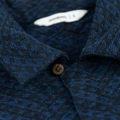 3sixteen Vacation Shirt Overdye Jacquard Black NEW ARRIVALS