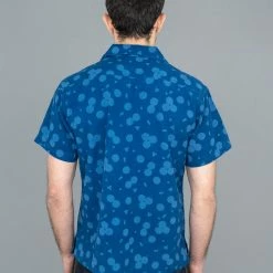 3sixteen Leisure Shirt Indigo Discharge NEW ARRIVALS