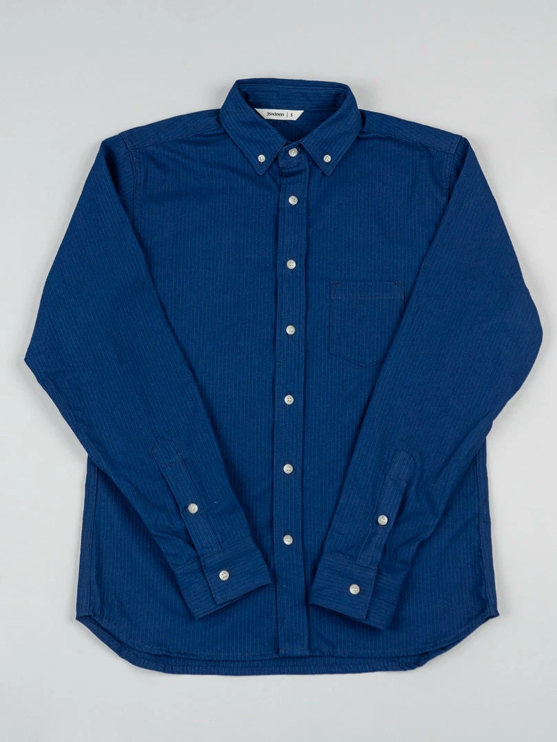 3sixteen Long Sleeve Button Down Indigo Sashiko NEW ARRIVALS 10 3sixteen Long Sleeve Button Down Indigo Sashiko NEW ARRIVALS