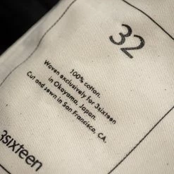 3sixteen NT-220x Double Black Selvedge Narrow Tapered Jeans