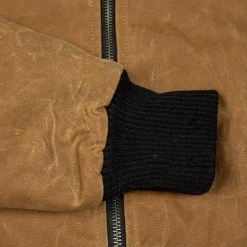 3sixteen Stadium Jacket Waxed Canvas Tan