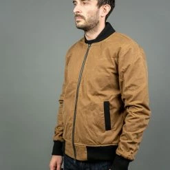3sixteen Stadium Jacket Waxed Canvas Tan