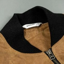 3sixteen Stadium Jacket Waxed Canvas Tan