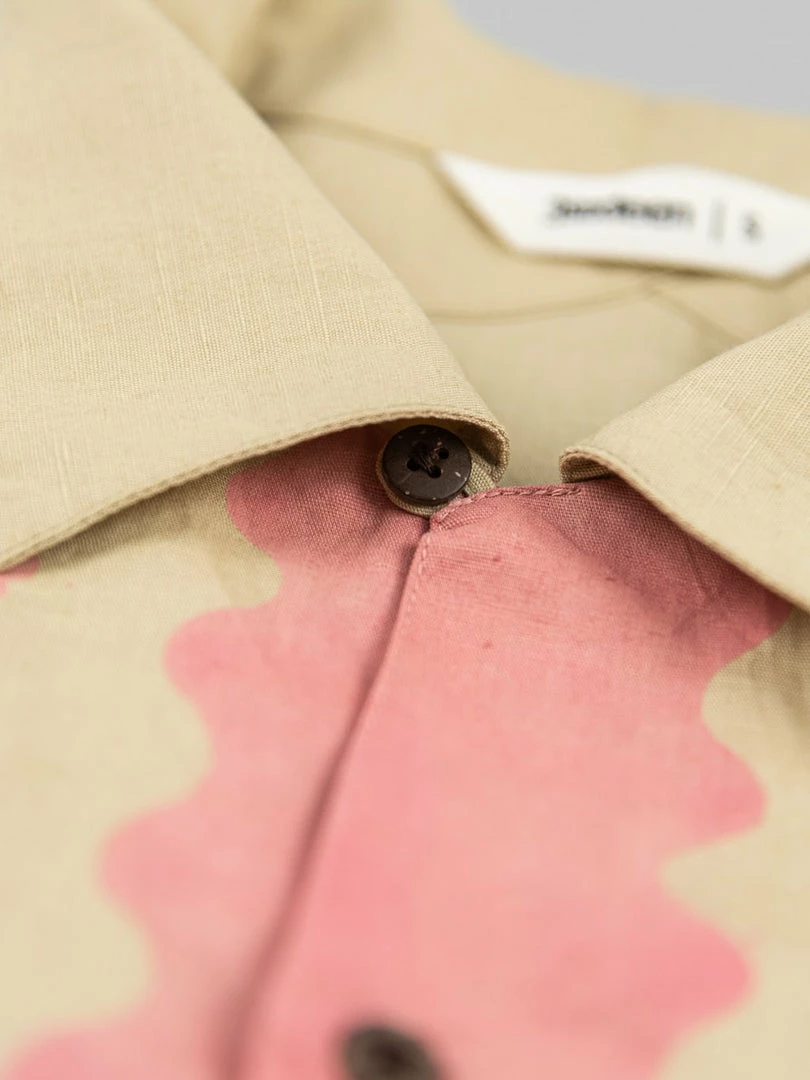 NEW ARRIVALS 3sixteen Vacation Shirt Studio Floral Pink/Natural 20 NEW ARRIVALS 3sixteen Vacation Shirt Studio Floral Pink/Natural