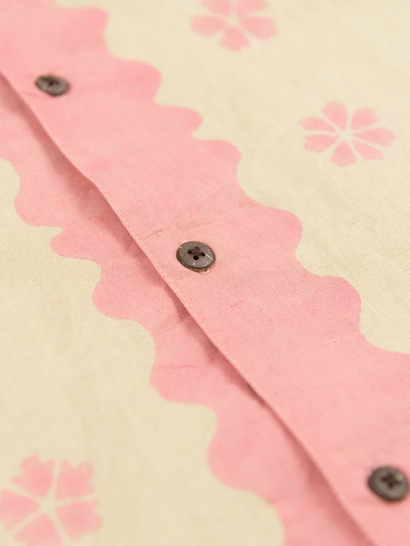 NEW ARRIVALS 3sixteen Vacation Shirt Studio Floral Pink/Natural 14 NEW ARRIVALS 3sixteen Vacation Shirt Studio Floral Pink/Natural