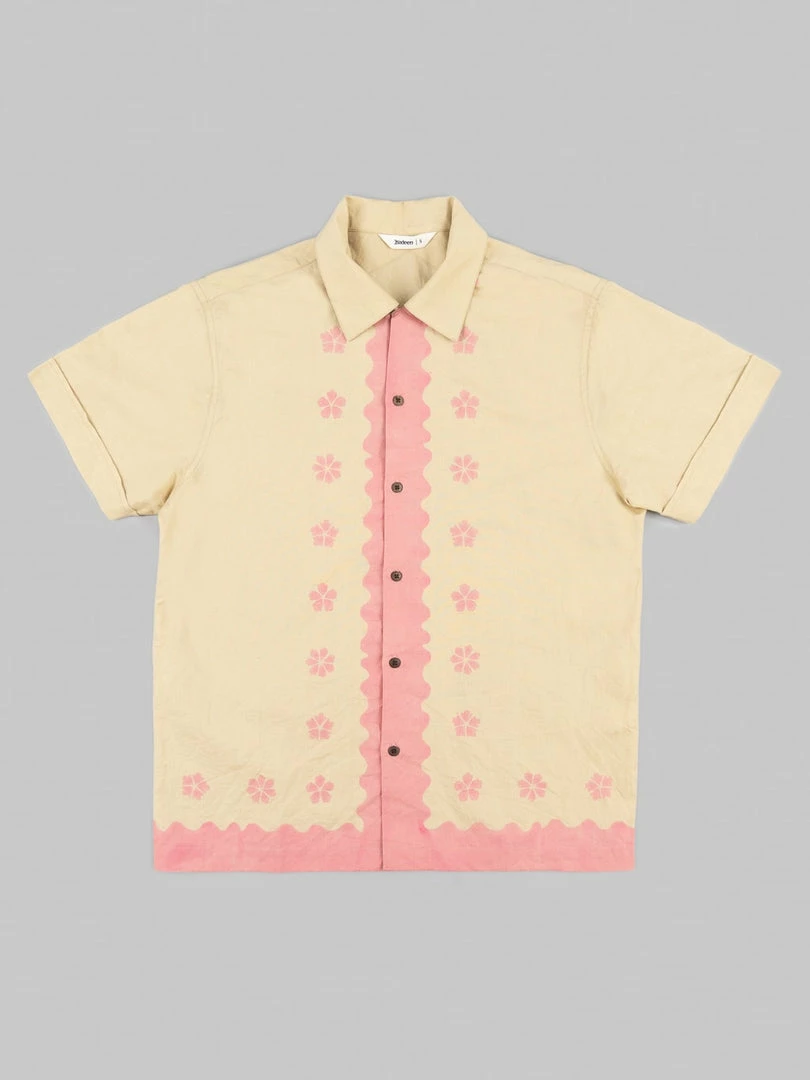 NEW ARRIVALS 3sixteen Vacation Shirt Studio Floral Pink/Natural 9 NEW ARRIVALS 3sixteen Vacation Shirt Studio Floral Pink/Natural