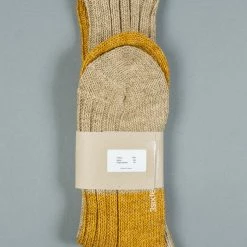 3sixteen X Chup Socks Tan/Mustard 15 3sixteen X Chup Socks Tan/Mustard