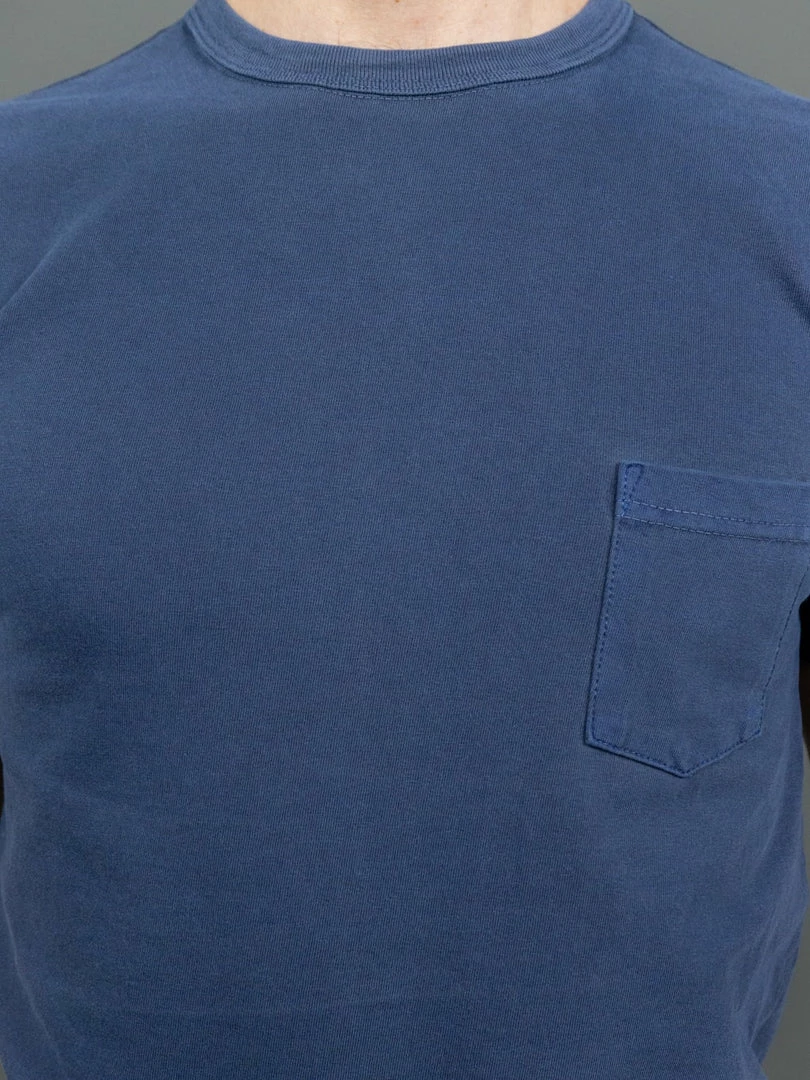 3sixteen Garment Dyed Pocket T-Shirt French Blue 6 3sixteen Garment Dyed Pocket T-Shirt French Blue
