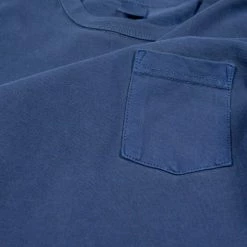 3sixteen Garment Dyed Pocket T-Shirt French Blue 32 3sixteen Garment Dyed Pocket T-Shirt French Blue