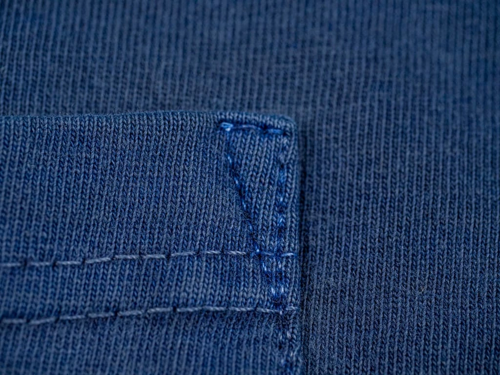 3sixteen Garment Dyed Pocket T-Shirt French Blue 19 3sixteen Garment Dyed Pocket T-Shirt French Blue