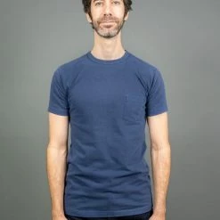 3sixteen Garment Dyed Pocket T-Shirt French Blue