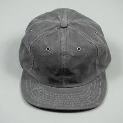 3sixteen Waxed Canvas Baseball Cap Charcoal