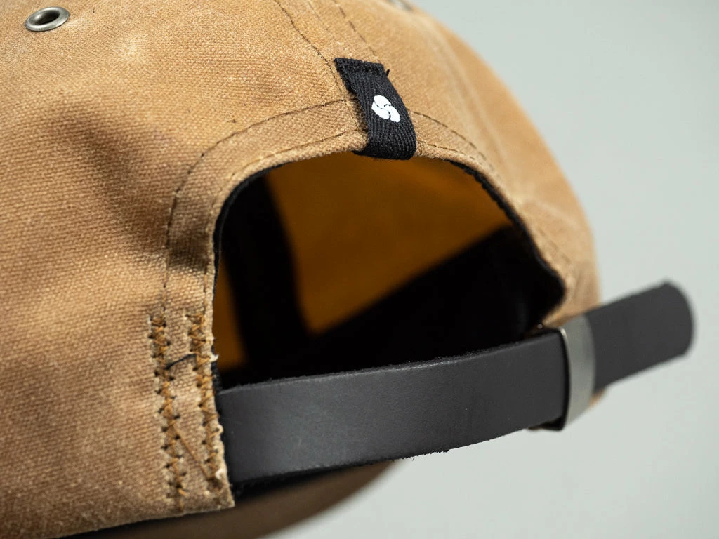 3sixteen Waxed Canvas Baseball Cap Brown 10 3sixteen Waxed Canvas Baseball Cap Brown