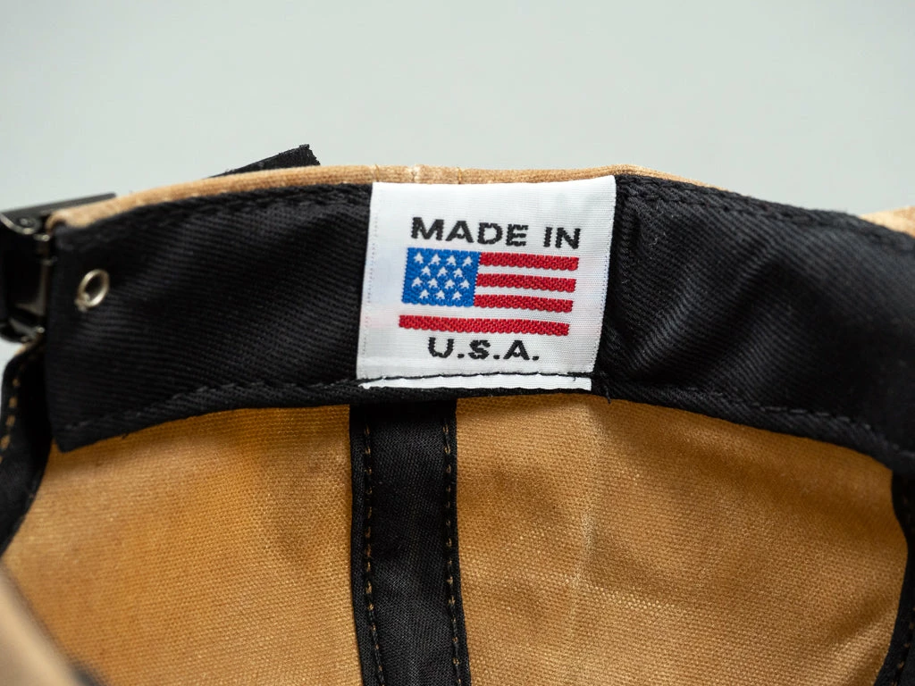 3sixteen Waxed Canvas Baseball Cap Brown 8 3sixteen Waxed Canvas Baseball Cap Brown