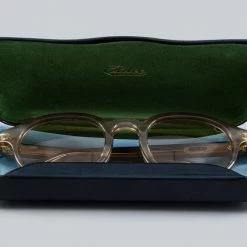 NEW ARRIVALS Calee Wellington Type Glasses Beige/Brown