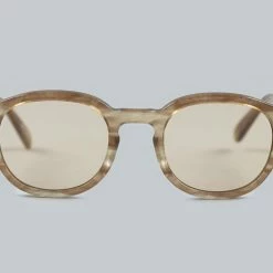 NEW ARRIVALS Calee Wellington Type Glasses Beige/Brown