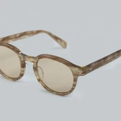 NEW ARRIVALS Calee Wellington Type Glasses Beige/Brown