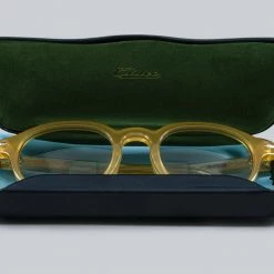 Calee Wellington Type Glasses Yellow/Green