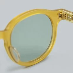 Calee Wellington Type Glasses Yellow/Green