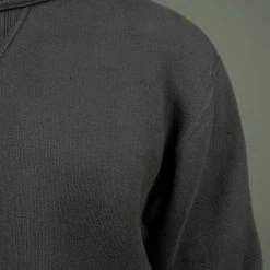Loop & Weft Tompkins Knit V-Gusset Crewneck Sweatshirt Black 26 Loop & Weft Tompkins Knit V-Gusset Crewneck Sweatshirt Black