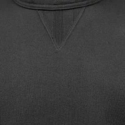 Loop & Weft Tompkins Knit V-Gusset Crewneck Sweatshirt Black 24 Loop & Weft Tompkins Knit V-Gusset Crewneck Sweatshirt Black