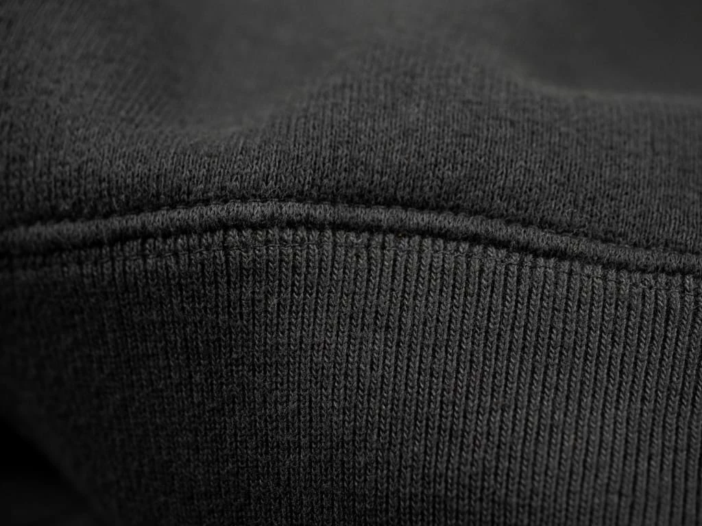 Loop & Weft Tompkins Knit V-Gusset Crewneck Sweatshirt Black 15 Loop & Weft Tompkins Knit V-Gusset Crewneck Sweatshirt Black