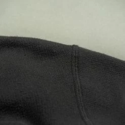 Loop & Weft Tompkins Knit V-Gusset Crewneck Sweatshirt Black 38 Loop & Weft Tompkins Knit V-Gusset Crewneck Sweatshirt Black