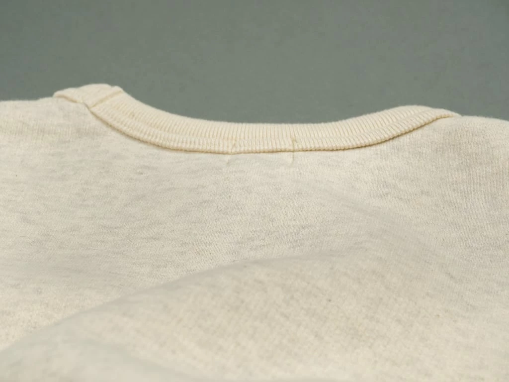 Loop & Weft Tompkins Knit V-Gusset Crewneck Sweatshirt Oatmeal 14 Loop & Weft Tompkins Knit V-Gusset Crewneck Sweatshirt Oatmeal