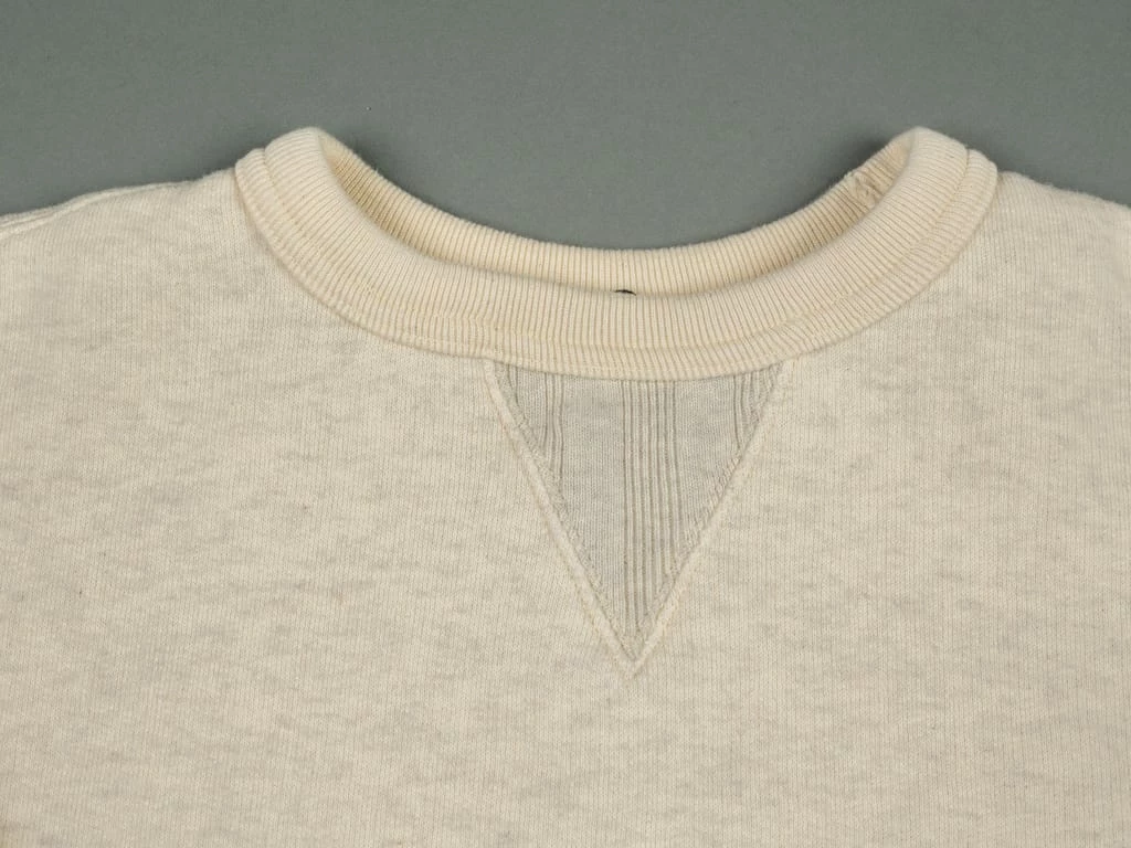 Loop & Weft Tompkins Knit V-Gusset Crewneck Sweatshirt Oatmeal 11 Loop & Weft Tompkins Knit V-Gusset Crewneck Sweatshirt Oatmeal