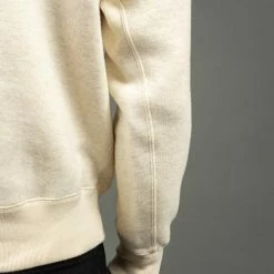 Loop & Weft Tompkins Knit V-Gusset Crewneck Sweatshirt Oatmeal 27 Loop & Weft Tompkins Knit V-Gusset Crewneck Sweatshirt Oatmeal