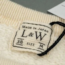Loop & Weft Tompkins Knit V-Gusset Crewneck Sweatshirt Oatmeal 42 Loop & Weft Tompkins Knit V-Gusset Crewneck Sweatshirt Oatmeal