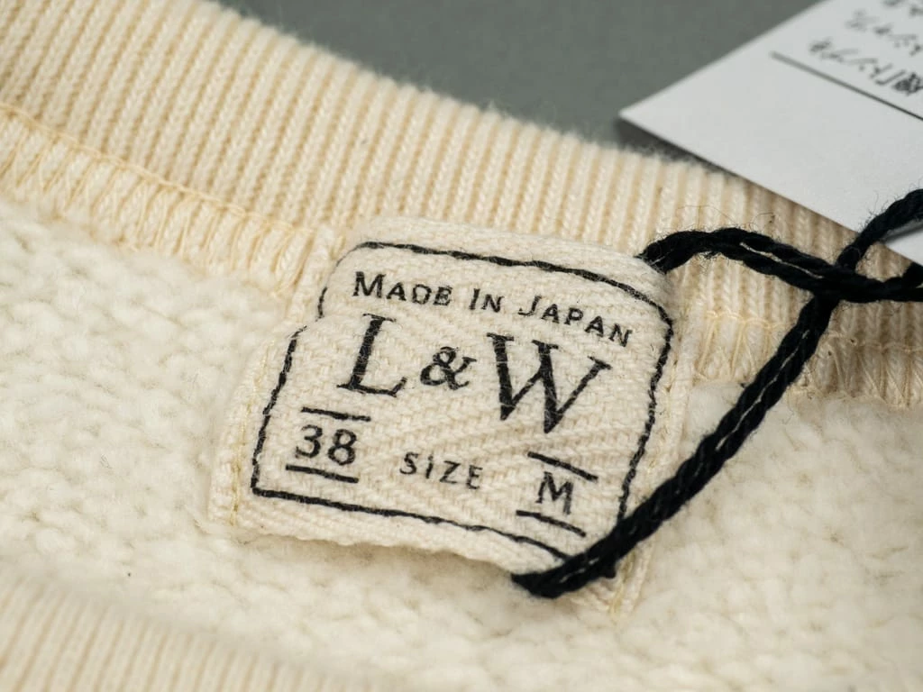 Loop & Weft Tompkins Knit V-Gusset Crewneck Sweatshirt Oatmeal 22 Loop & Weft Tompkins Knit V-Gusset Crewneck Sweatshirt Oatmeal