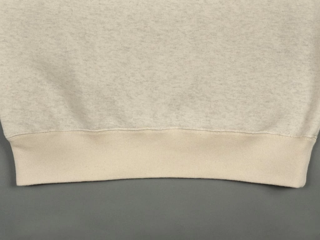 Loop & Weft Tompkins Knit V-Gusset Crewneck Sweatshirt Oatmeal 12 Loop & Weft Tompkins Knit V-Gusset Crewneck Sweatshirt Oatmeal