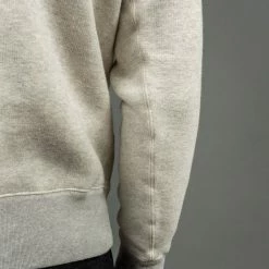 Loop & Weft Tompkins Knit V-Gusset Crewneck Sweatshirt Grey