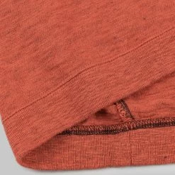 Loop & Weft Heather Slub Cotton Freedom Crewneck T-Shirt Old Brick