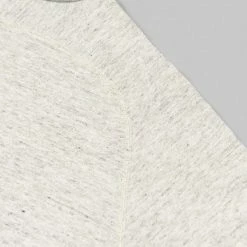 Loop & Weft Heather Slub Cotton Freedom Crewneck T-Shirt Heather Oatmeal