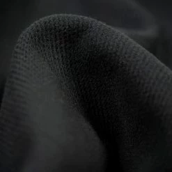 Loop & Weft Fine Aran Honeycomb Henley Neck Thermal Royal Black