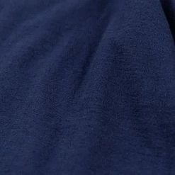 Loop & Weft Dual Layered Knit Raw Edge Crewneck T-Shirt French Navy Blue NEW ARRIVALS