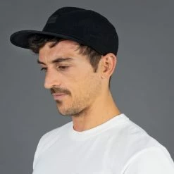 Mighty Shine Serge Short Brim Cap Black
